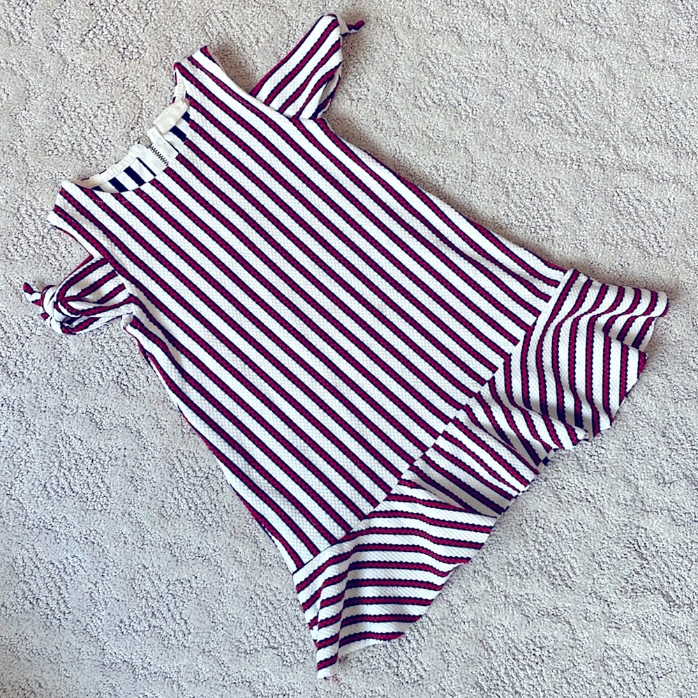 🎇 Zara Girls Red/White/Blue Dress